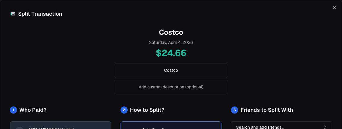 Direct Transaction Splitting